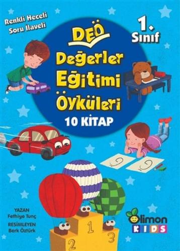 Kurye Kitabevi - 1. Sınıf DEÖ Değerler Eğitimi Öyküleri - (10 Kitap Ta