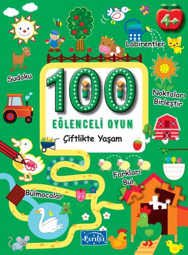 Kurye Kitabevi - 100 Eğlenceli Oyun - Çiftlikte Yaşam