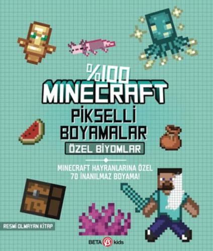 Kurye Kitabevi - %100 Minecraft Pikselli Boyamalar Özel Biyomlar