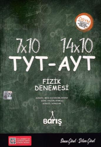 Kurye Kitabevi - Barış Çelenk TYT AYT Fizik Denemesi 7X10 - 14X10 2021