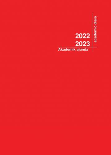 Kurye Kitabevi - 2022-2023 Akademik Ajanda 21X29 Kırmızı