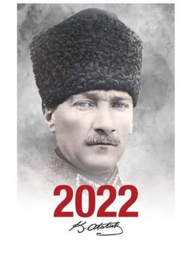 Kurye Kitabevi - 2022 Atatürk Ajandası Komutan - Beyaz