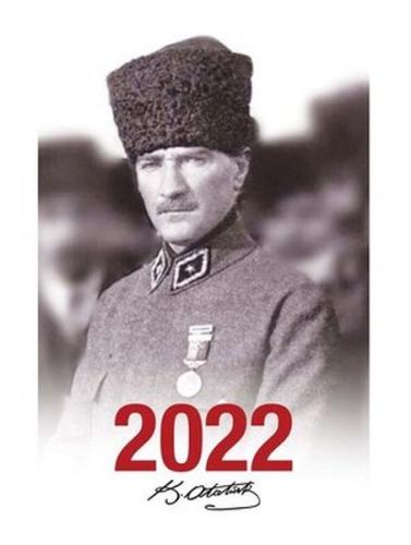 Kurye Kitabevi - 2022 Atatürk Ajandası Madalya - Beyaz