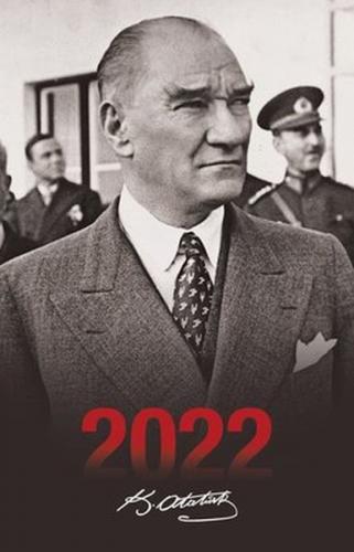 Kurye Kitabevi - 2022 Atatürk Ajandası Sivil - Siyah