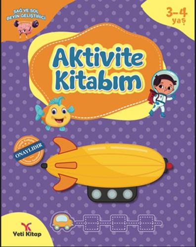 Kurye Kitabevi - 3-4 Yaş Aktivite Kitabı