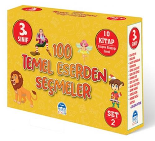 Kurye Kitabevi - Martı 3. Sınıf 100 Temel Eserden Seçmeler Set 2-10 Ki