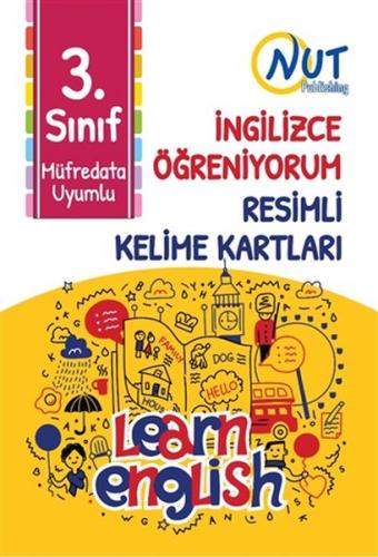 Kurye Kitabevi - 3. Sınıf İngilizce Öğreniyorum Resimli Kelime Kartlar