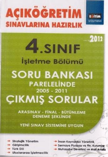 Kurye Kitabevi - 4. Sınıf Açıköğretim Sınavlarına Hazırlık - İşletme B