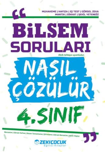 Kurye Kitabevi - 4. Sınıf Bilsem Soruları Nasıl Çözülür