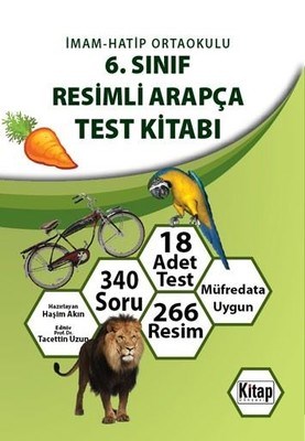 Kurye Kitabevi - 6. Sınıf Resimli Arapça Test Kitabı