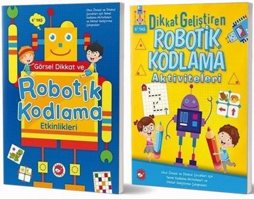 Kurye Kitabevi - 6+ Yaş İçin Temel Kodlama Aktiviteleri Seti - 2 Kitap