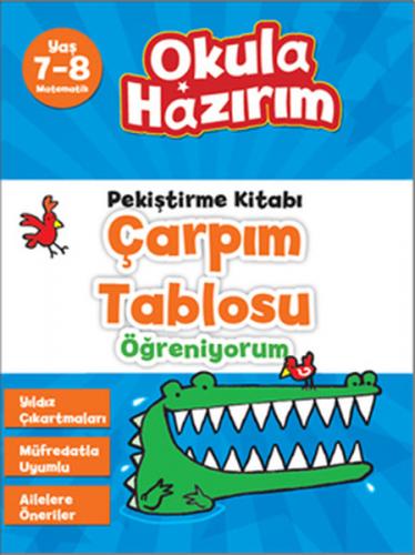 Kurye Kitabevi - 7-8 Yaş Okula Hazırım Çarpım Tablosu Öğreniyoum