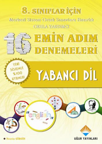 Kurye Kitabevi - 8. Sınıf 16 Emin Adım Yabancı Dil Denemeleri