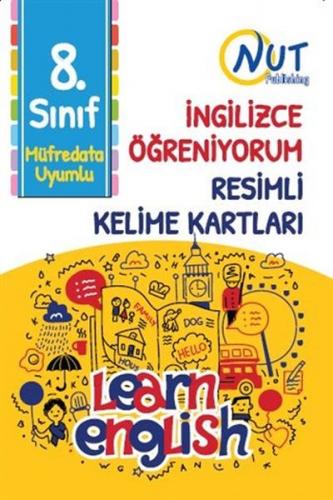 Kurye Kitabevi - 8. Sınıf İngilizce Öğreniyorum Resimli Kelime Kartlar