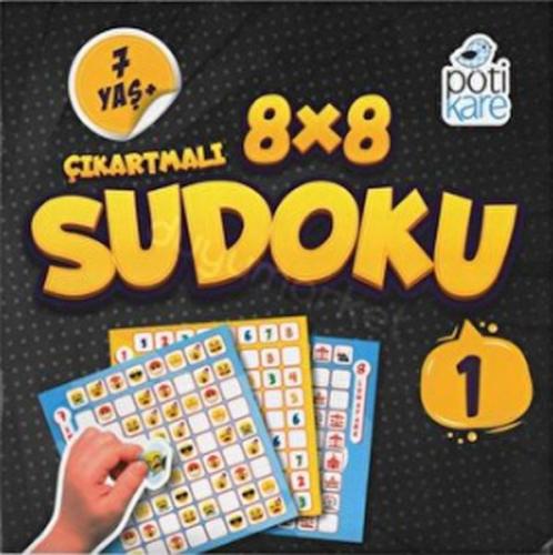 Kurye Kitabevi - 8x8 Çıkartmalı Sudoku 7+ (1)