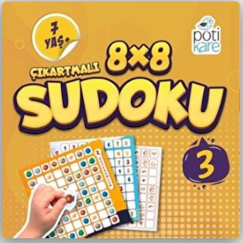 Kurye Kitabevi - 8x8 Çıkartmalı Sudoku 7+ (3)