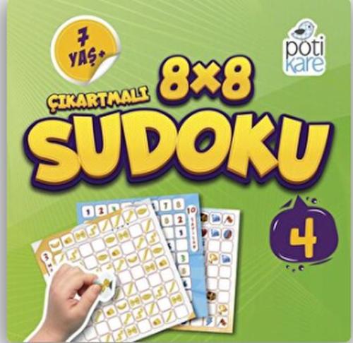 Kurye Kitabevi - 8X8 Çıkartmalı Sudoku 7+ (4)