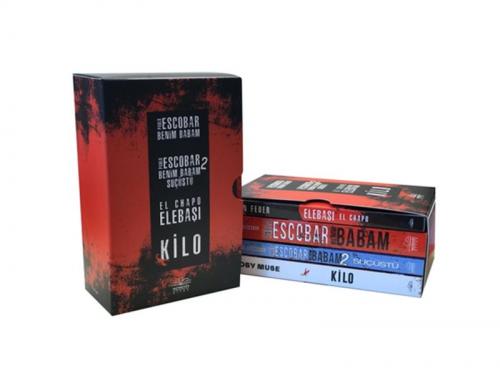 Kurye Kitabevi - Acımasız Karteller Kutulu Set (4 Kitap Takım)