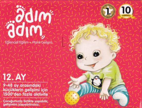 Kurye Kitabevi - Adım Adım Bebek Eğitim Seti 12. Ay