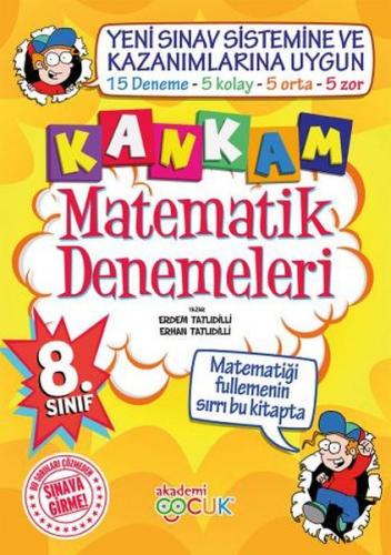 Kurye Kitabevi - Akademi Çocuk 8. Sınıf Kankam Matematik Denemeleri