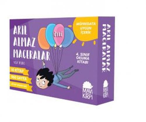 Kurye Kitabevi - Akıl Almaz Maceralar 4. Sınıf Seti 10 Kitap