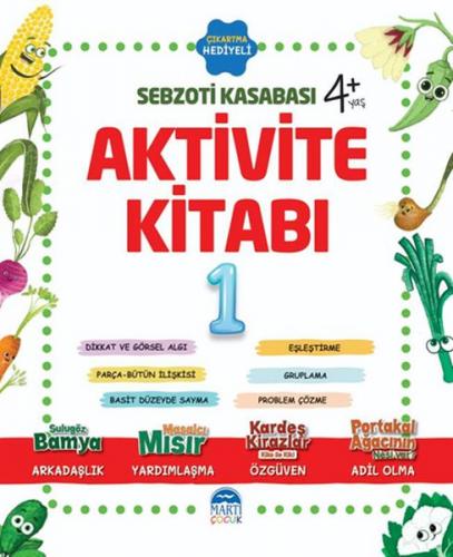 Kurye Kitabevi - Aktivite Kitabı 1 - Sebzoti Kasabası