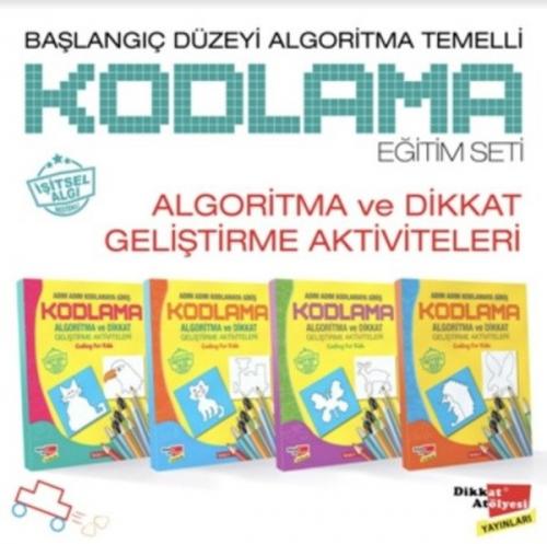 Kurye Kitabevi - Algoritma Temelli Adım Adım Kodlama 4'lü Kitap Seti