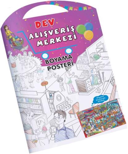 Kurye Kitabevi - Alışveriş Merkezi Dev Boyama Posteri