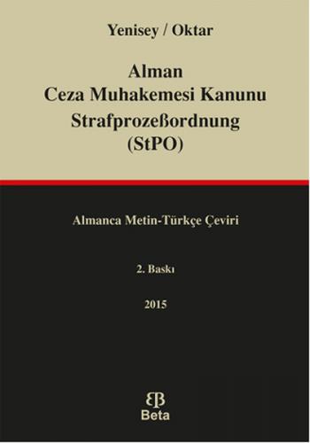 Kurye Kitabevi - Alman Ceza Muhakemesi Kanunu StrafprozeBordnung StPO