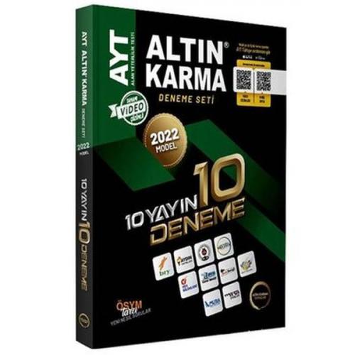 Kurye Kitabevi - Altın Karma 2022 AYT 10lu Deneme