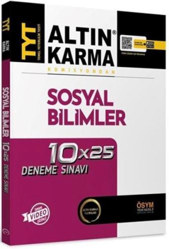 Kurye Kitabevi - Altın Karma 2023 TYT Sosyal Bilimler 10 x 25 Deneme