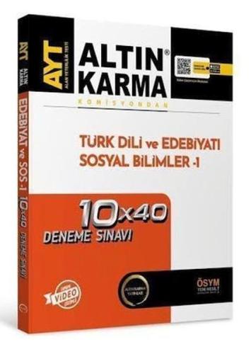 Kurye Kitabevi - Altın Karma Ayt Edebiyat Sosyal Bilimler 1 Deneme