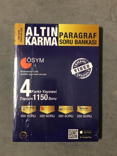 Kurye Kitabevi - Altın Karma Paragraf Soru Bankası Yeni