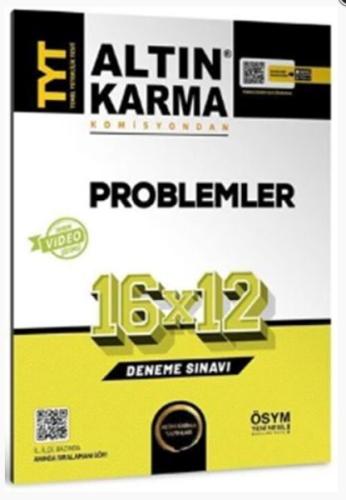 Kurye Kitabevi - Altın Karma TYT Problemler 16 x 12 Deneme