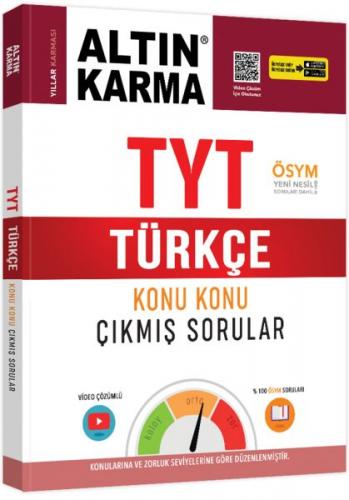 Kurye Kitabevi - Altın Karma 2020 TYT Türkçe Konu Konu Çıkmış Sorular-