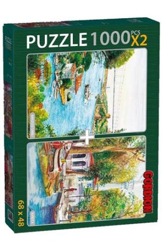 Kurye Kitabevi - Anadolu Sahili-Kanlıca 2 X 1000 Puzzle