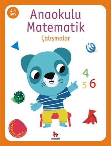 Kurye Kitabevi - Anaokulu Matematik-Çalışmalar 4-5 Yaş Çıkartmalarla