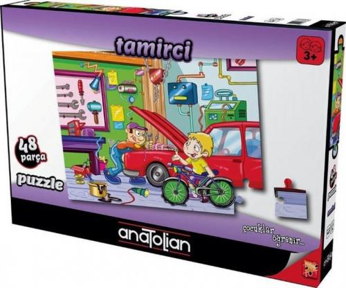 Kurye Kitabevi - Tamirci-Repairman 48 Parça Puzzle-7467