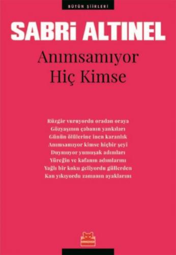 Kurye Kitabevi - Anımsamıyor Hiç Kimse-Bütün Şiirleri