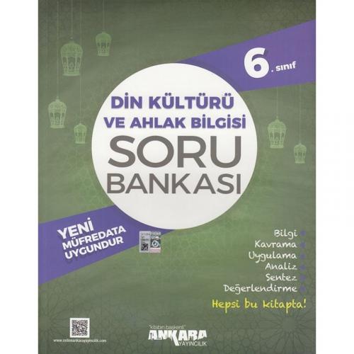 Kurye Kitabevi - Ankara 6. Sınıf Din Kültürü ve Ahlak Bilgisi Soru Ban