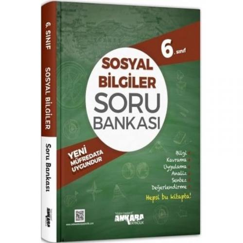 Kurye Kitabevi - Ankara 6. Sınıf Sosyal Bilgiler Soru Bankası