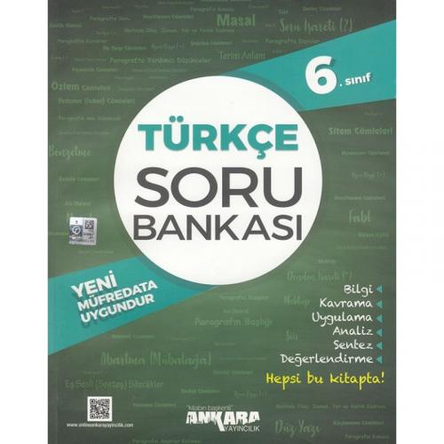 Kurye Kitabevi - Ankara 6. Sınıf Türkçe Soru Bankası