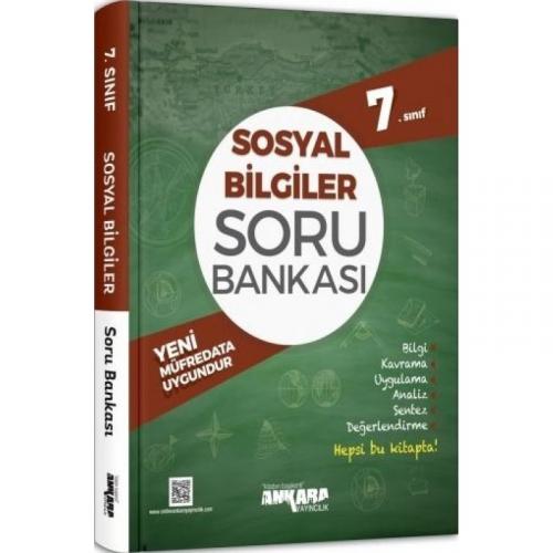 Kurye Kitabevi - Ankara 7. Sınıf Sosyal Bilgiler Soru Bankası