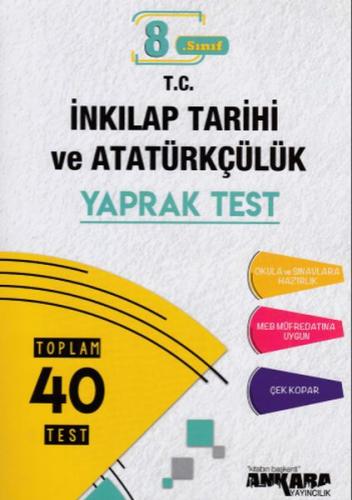 Kurye Kitabevi - Ankara 8.Sınıf T.C. İnkılap Tarihi ve Atatürkçülük 40