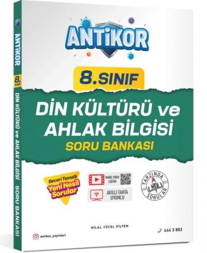 Kurye Kitabevi - Antikor 8.Sınıf Din Kültürü ve Ahlak Bilgisi Soru Ban