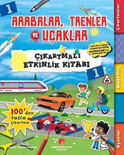 Kurye Kitabevi - Arabalar Trenler ve Uçaklar-Çıkartmalı Etkinlik Kitab