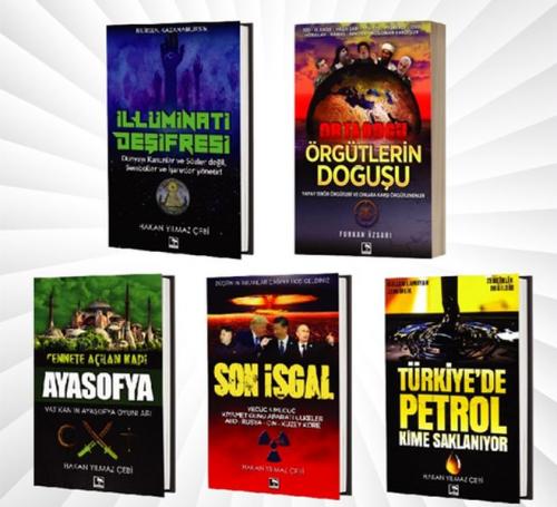 Kurye Kitabevi - Arka Plan Seti 5 Kitap Takım