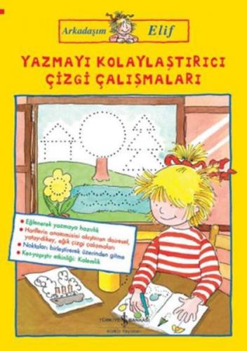 Kurye Kitabevi - Arkadaşım Elif-Yazmayı Kolaylaştırıcı Çizgi Çalışmala