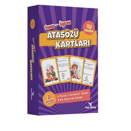 Kurye Kitabevi - Atasözü Kartları (Oyna-Öğren)