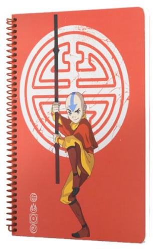 Kurye Kitabevi - Avatar Aang Spiralli Defter Kırmızı